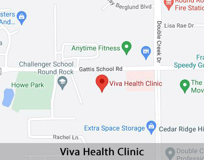Map image for Sprains and Strains in Round Rock, TX